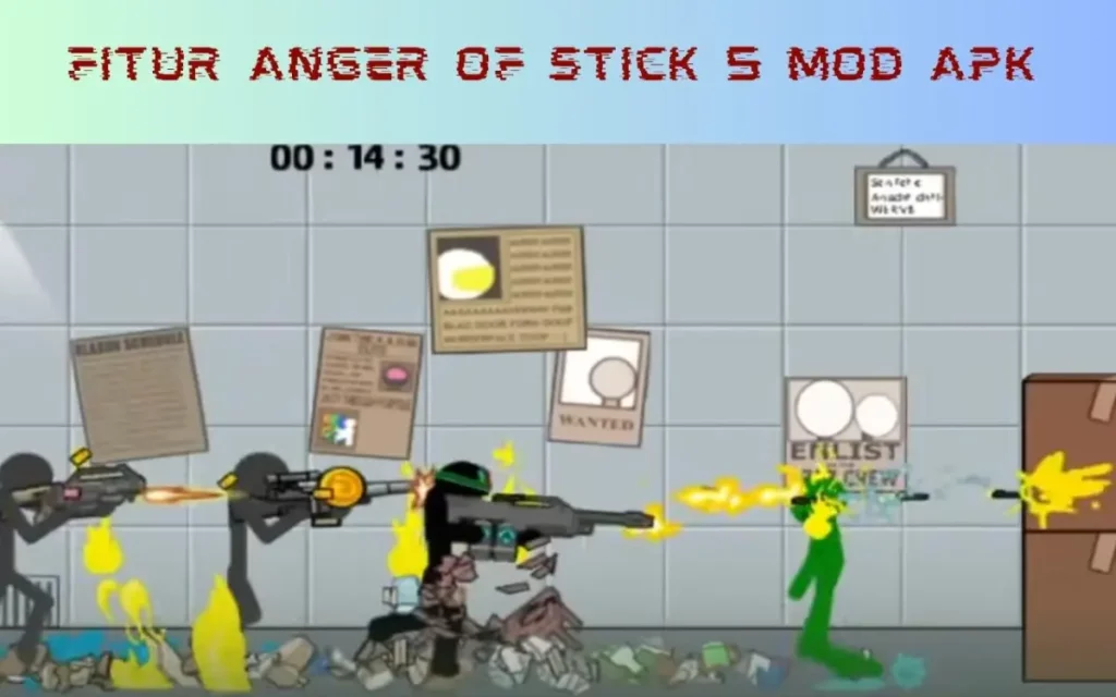 Fitur yang ada di Anger of Stick 5 Mod APK