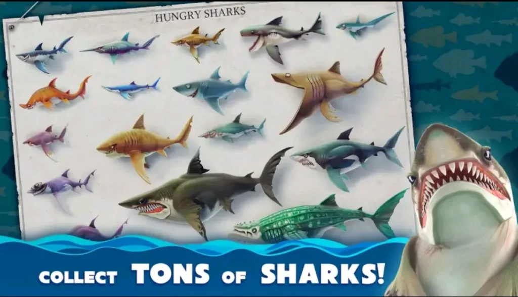 Fitur Menarik di Game Hungry Shark World mod apk