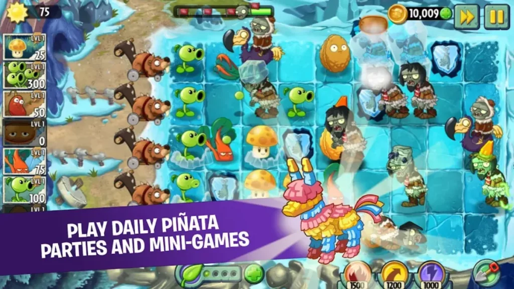 Fitur Menarik di Plants vs Zombies 2 MOD APK