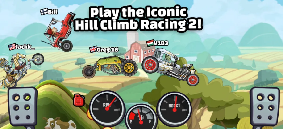 Mengenal Game Hill Climb Racing 2 Mod Apk