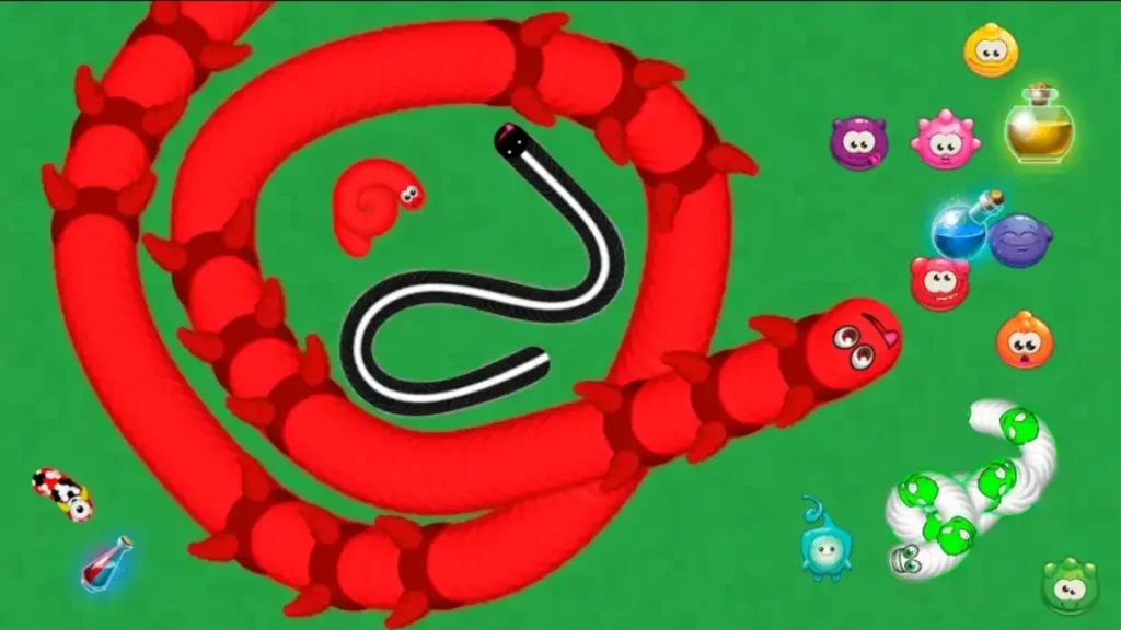 Download Worms Zone mod APK Terbaru