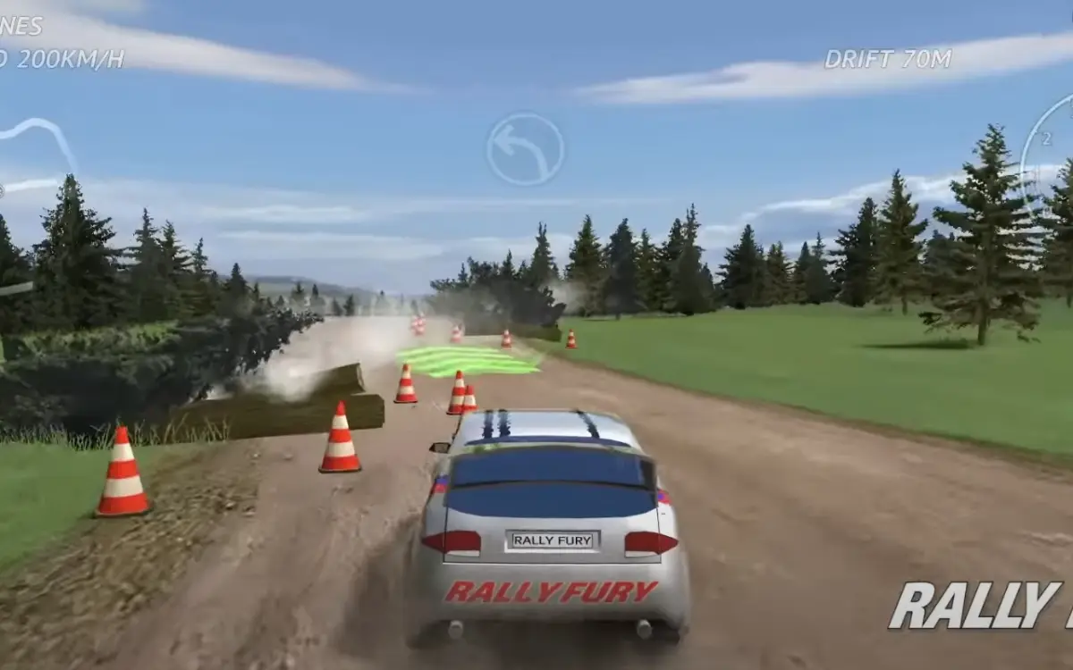 Bermain Game Rally Fury Mod Apk
