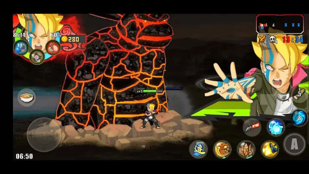 Karakter Naruto Senki Mod APK 
