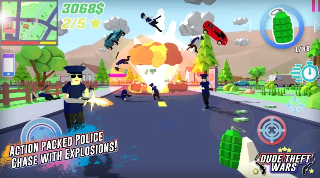 Mengenal Game Dude Theft Wars Mod Apk