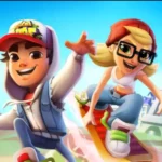 Bermain Game Subway Surfers mod APK