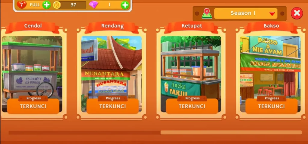 Fitur Menarik Game Selera Nusantara Mod Apk