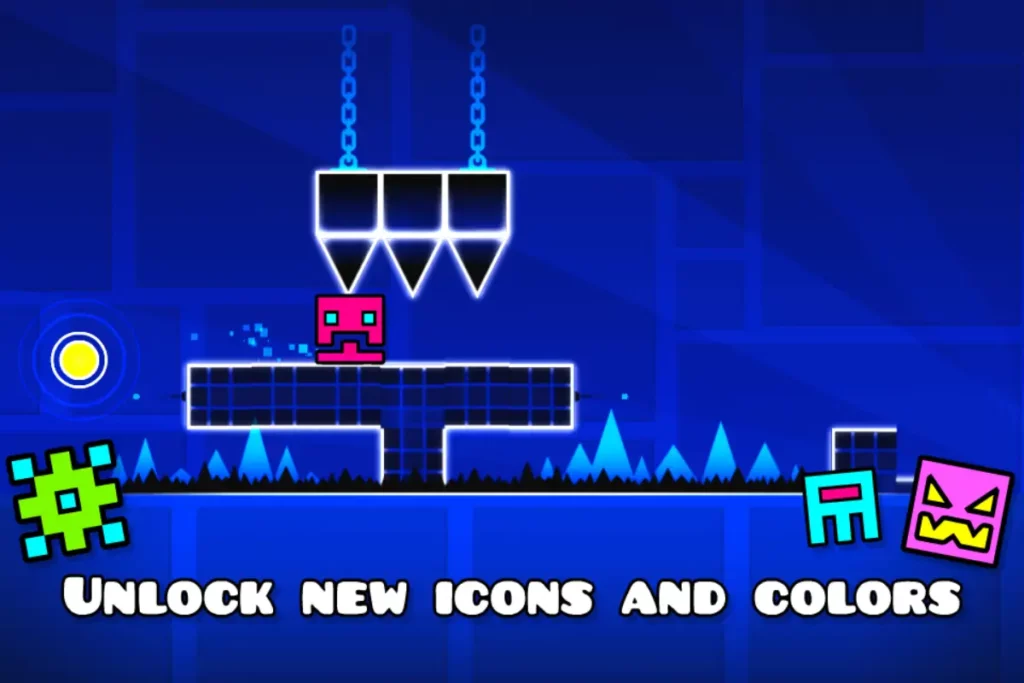 Fitur Menarik di Game Geometry Dash MOD APK