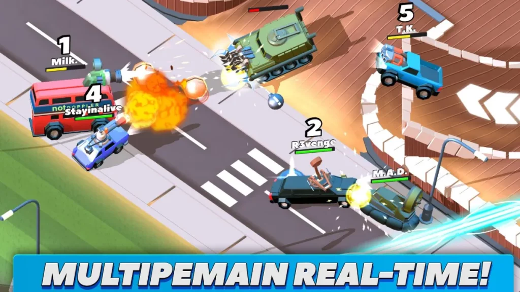 Gameplay Crash Of Cars Mod Apk Sangat Menarik