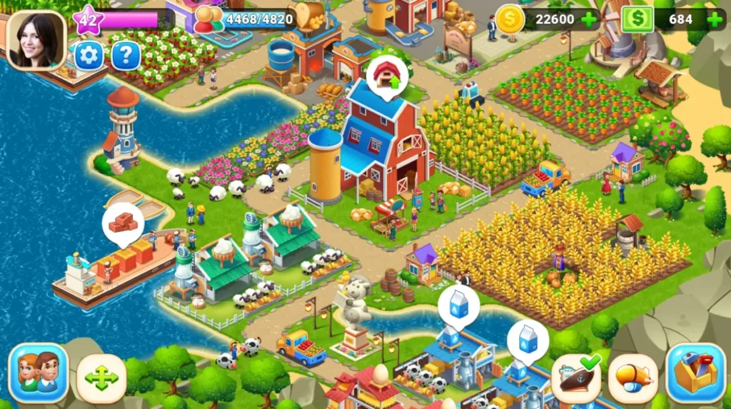 Farm City Mod Apk Memiliki Gameplay Menarik