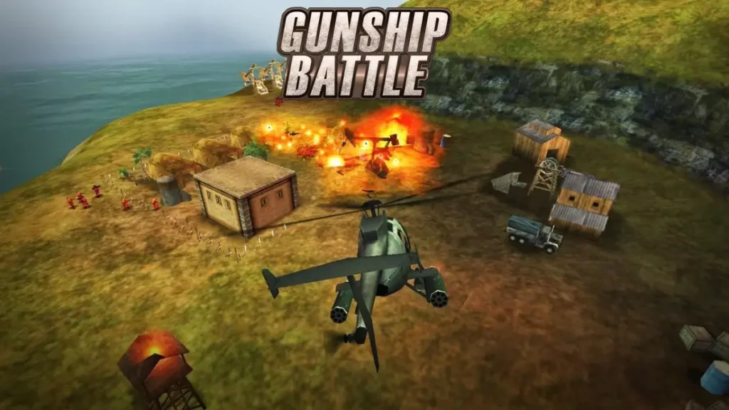 Perbedaan Gunship battle mod apk dengan Versi Asli