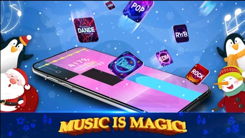 Мод magic tiles