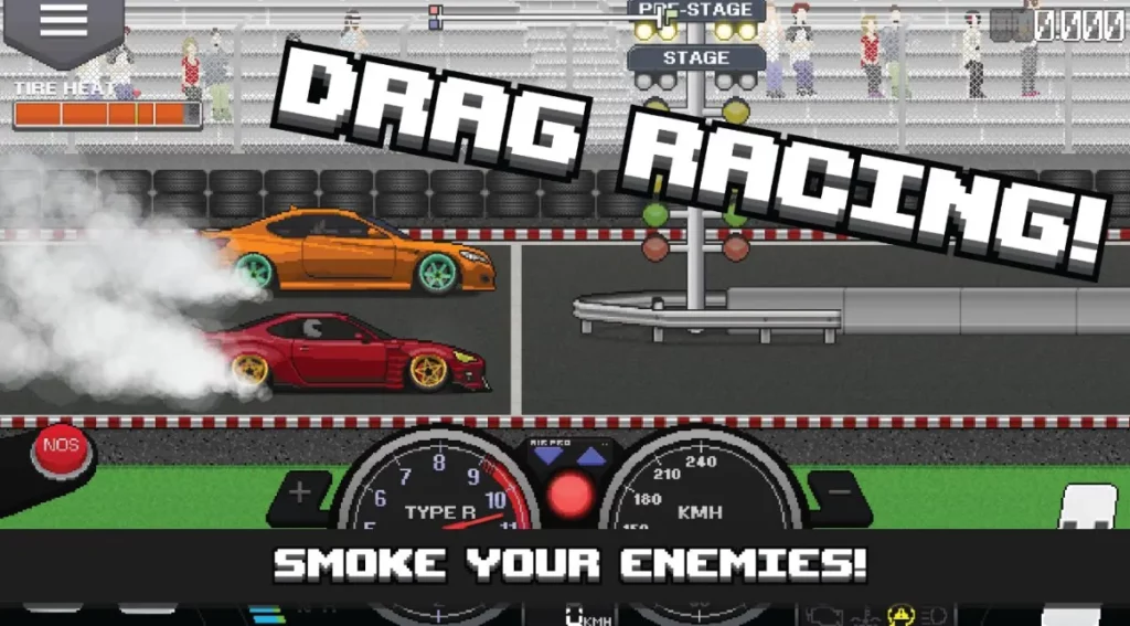 Panduan Memainkan Pixel Car Racer mod apk