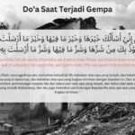 Doa Ketika Gempa Bumi sesuai Sunnah, Arab-Latin dan Artinya