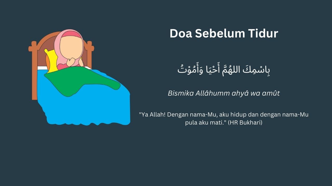 Doa Sebelum Tidur Sesuai Sunnah Rasulullah SAW