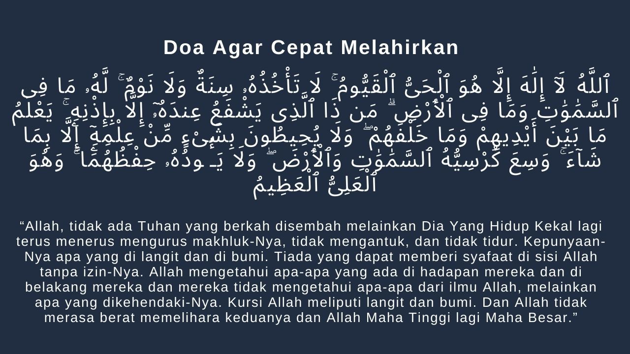 Doa Agar Cepat Melahirkan dan Kontraksi Keempat