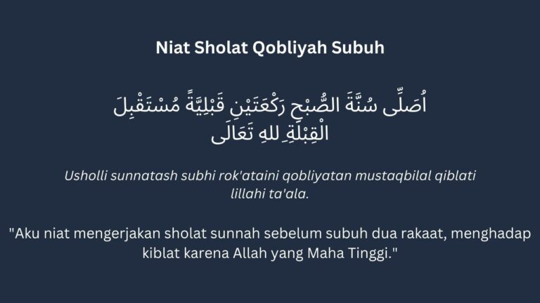 Niat Sholat Sunnah Sebelum Subuh Dan Tata Caranya (Qobliyah Subuh)