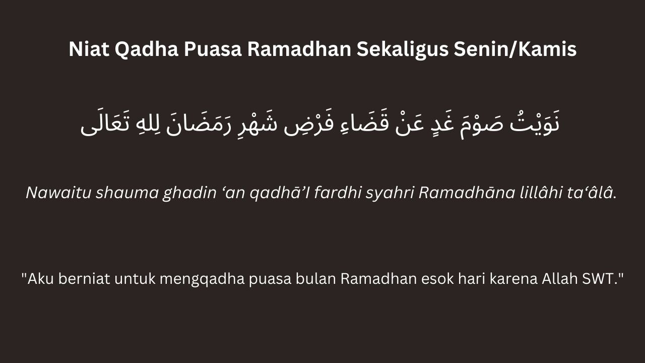 Niat Mengganti Puasa Ramadhan