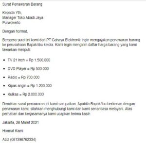 Jangan Salah! Ketahui Struktur Surat Penawaran Negosiasi Yang Benar ...