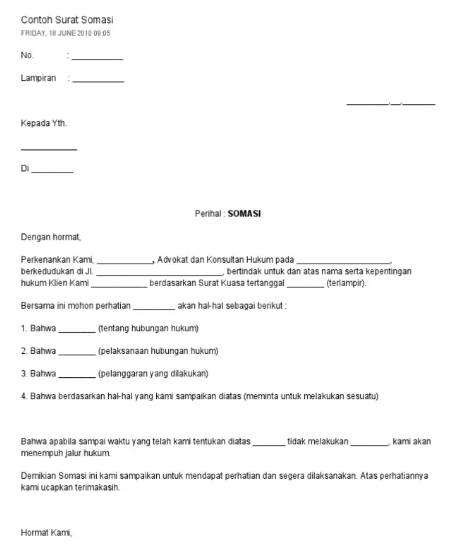 Surat Somasi: Pengertian, Syarat, Cara Pembuatan, & Contohnya