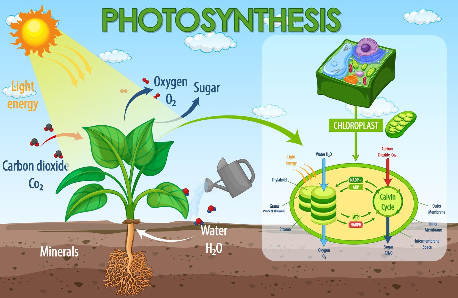 Pengertian Fotosintesis: Proses, Tempat Terjadi, Faktor & Contohnya