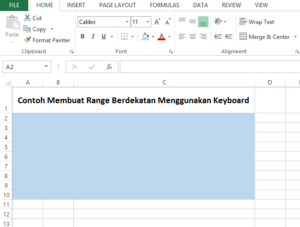 Fungsi Range Dalam Excel Pengertian Contoh Cara Membuatnya