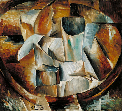 Glass on a Table Karya Georges Braque