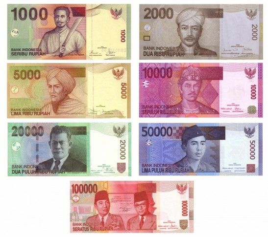 uang Rupiah yang beredar pada tahun 2000 an