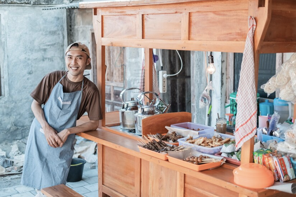 Desain Warung Model Angkringan