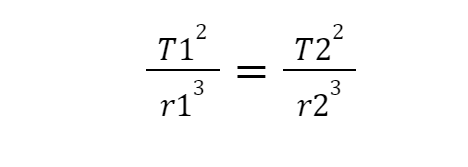 Persamaan hukum III Kepler