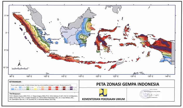 Peta Gempa Indonesia