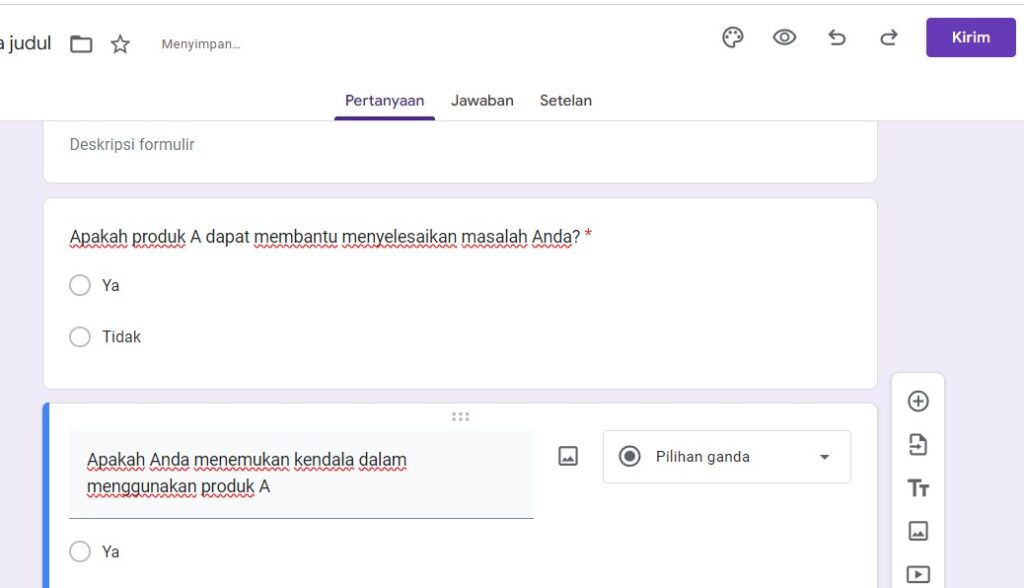 4 kuesioner adalah