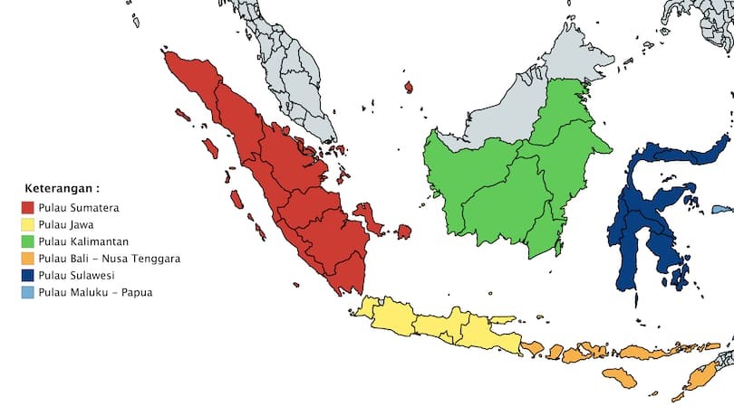 9. Batas Wilayah Darat Pulau Jawa Pulau Kalimantan