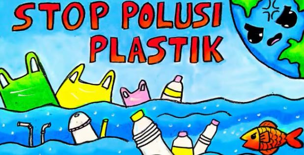 Poster Stop Polusi Plastik 1