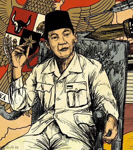 Ilustrasi Bung Karno