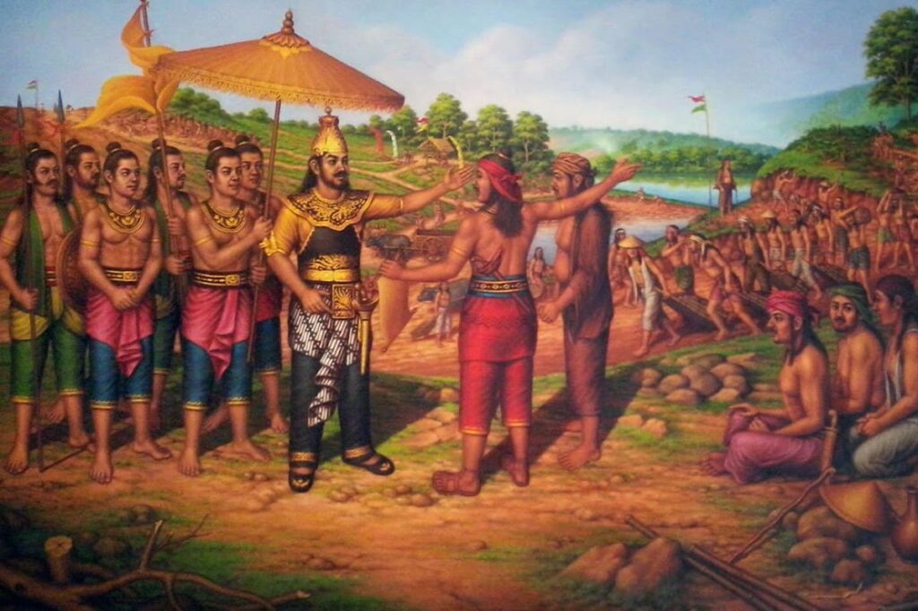 1. Ilustrasi Raja Kerajaan Sunda