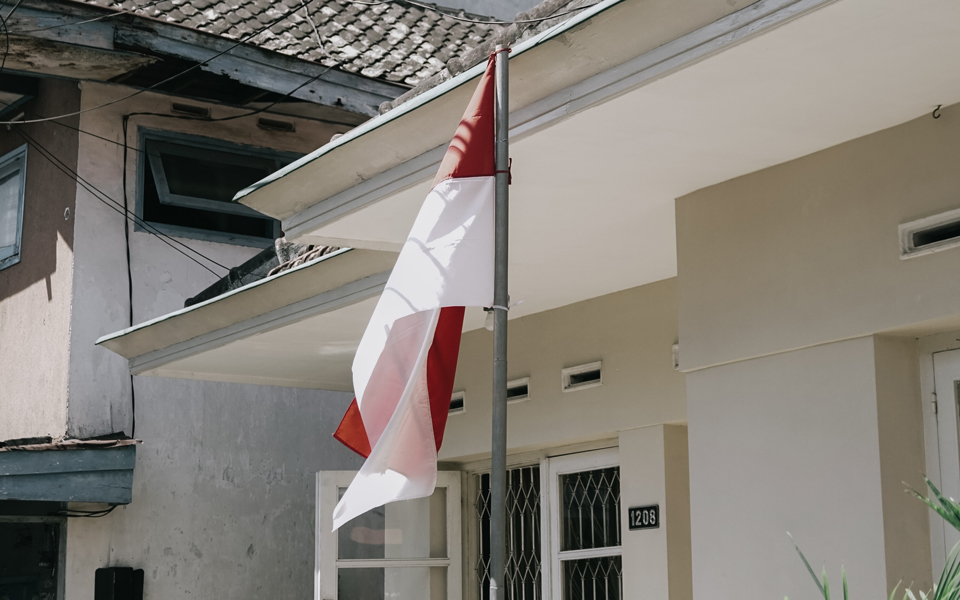 Bendera di Rumah