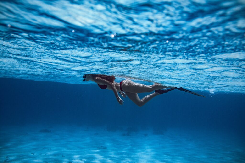 Snorkeling di Laut Dangkal  