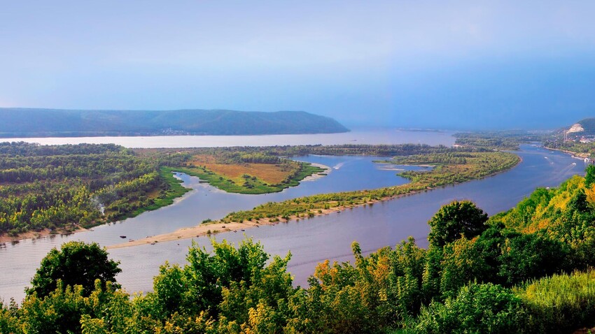 Sungai Volga, Eropa 
