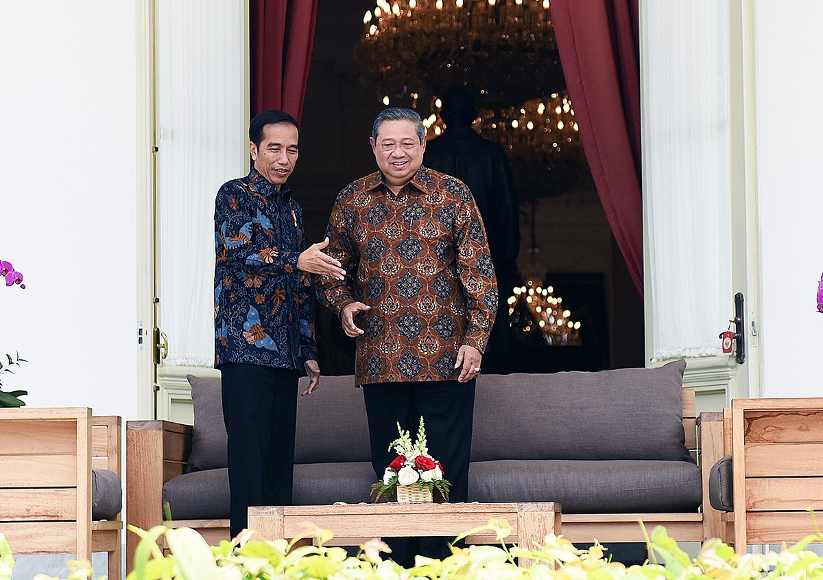 Presiden Joko Widodo dan Mantan Presiden Susilo Bambang Yudhoyono