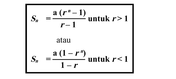 Rumus Deret Geometri 