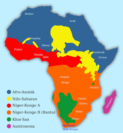 Bahasa Warga Afrika 