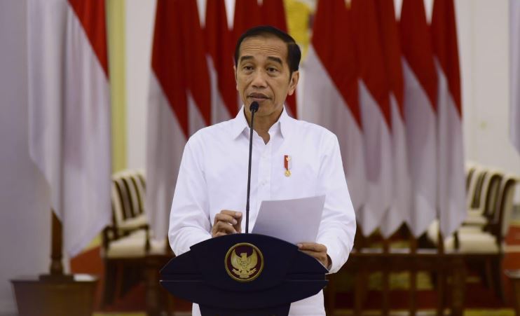 Presiden Jokowi saat memberikan arahan ketika hadapi pandemi Covid-19