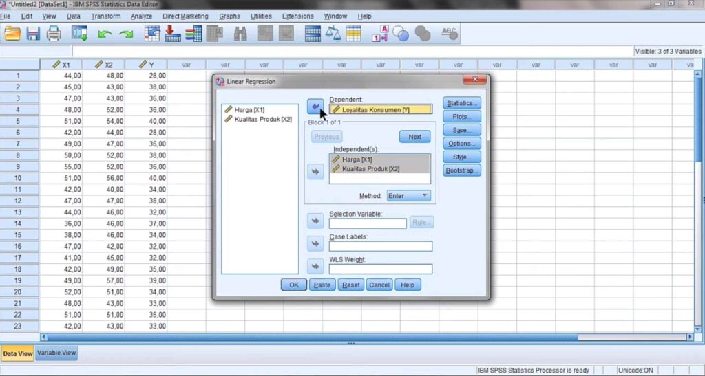 Setting Variabel