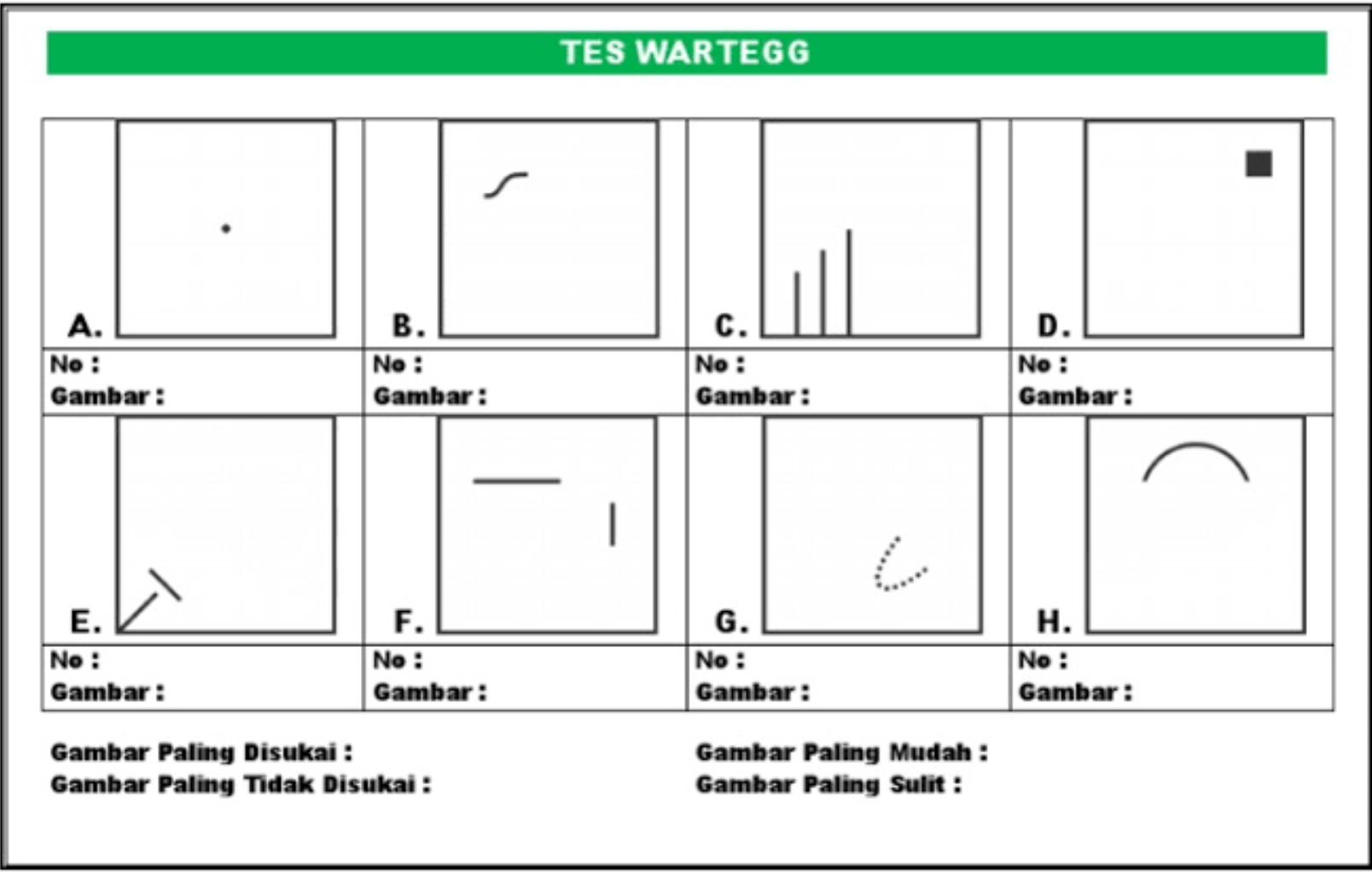 19 Contoh Tes Wartegg, Lengkap dengan Tips Lolos