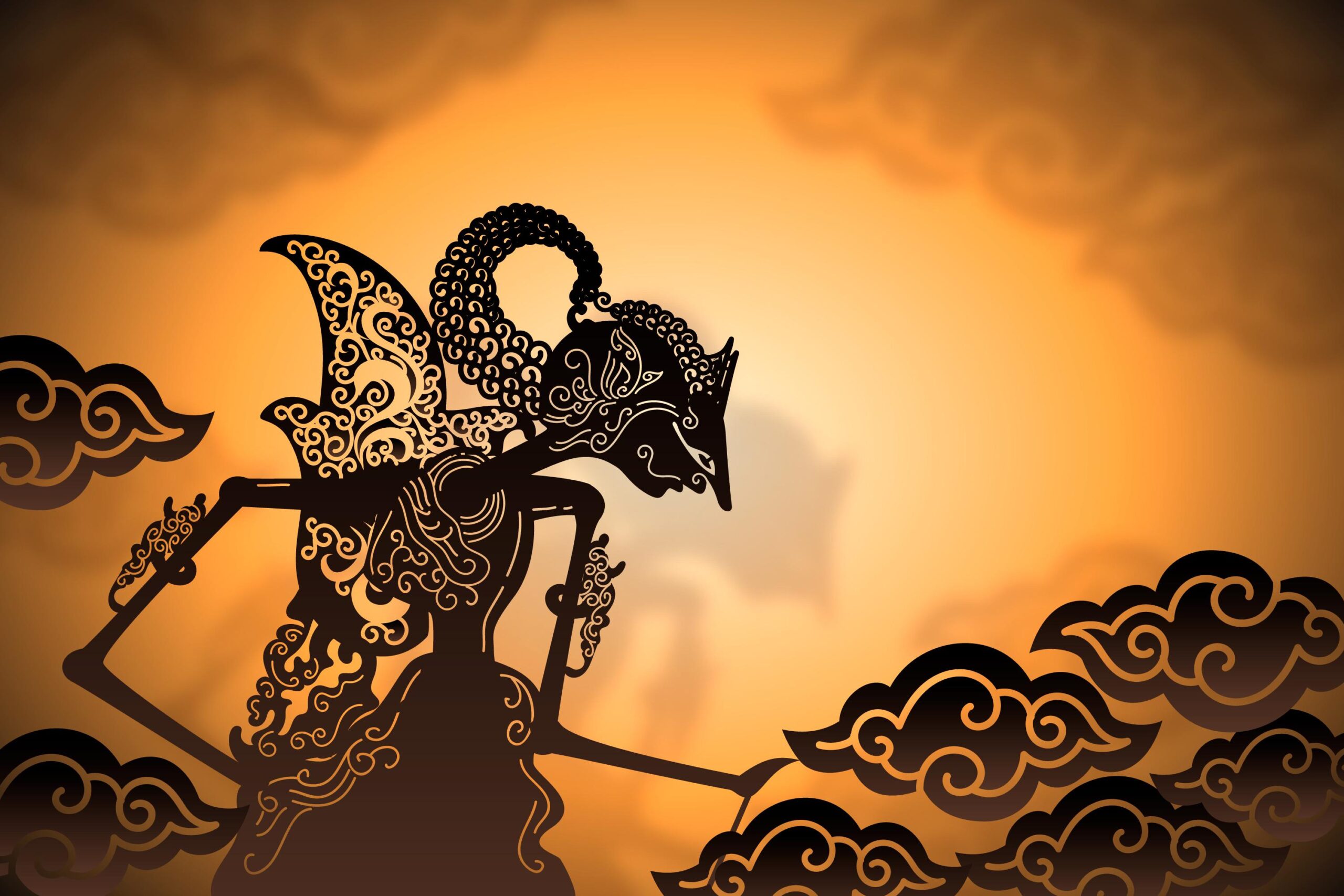 Ilustrasi contoh akulturasi wayang 