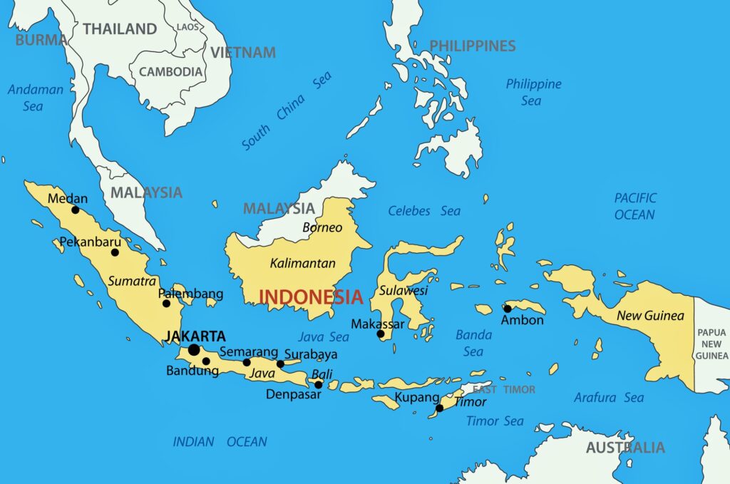 Map Indonesia sebagai negara kesatuan