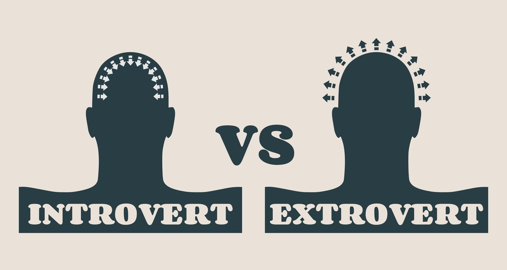 Ilustrasi Energi Introvert dan Ekstrovert