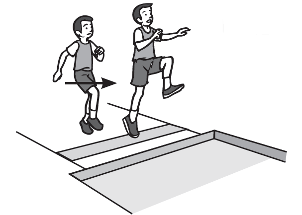 Posisi Tolakan Saat Lompat Jauh