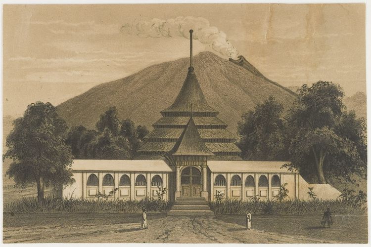 Ilustrasi Masjid Kerajaan Ternate 