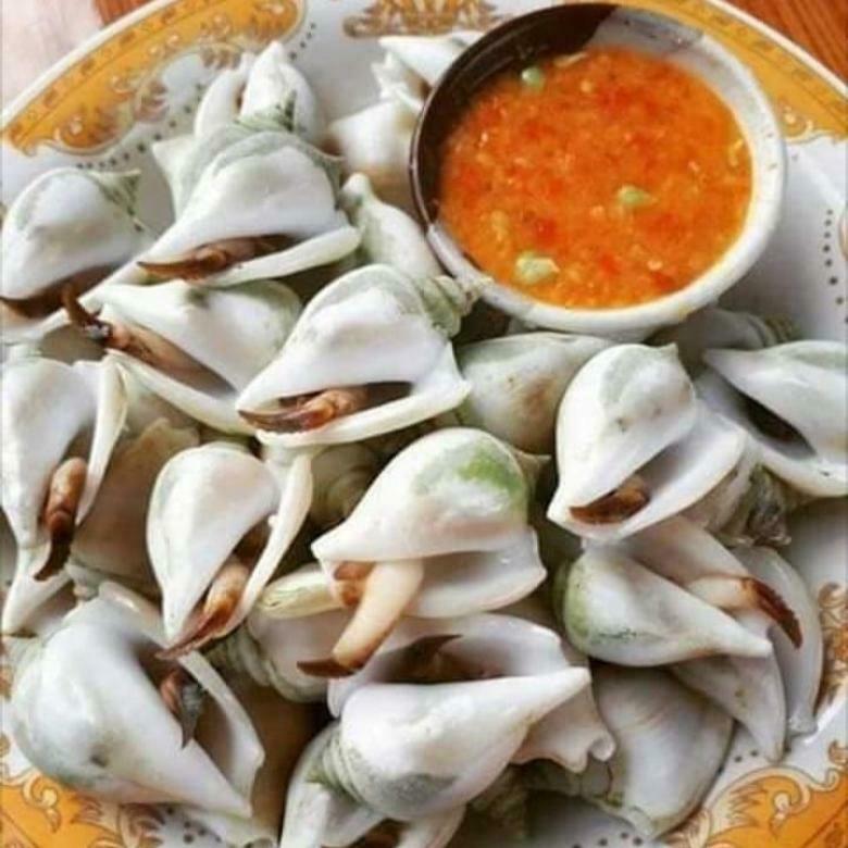 Siput Gong Gong adalah salah satu makanan khas Bangka Belitung